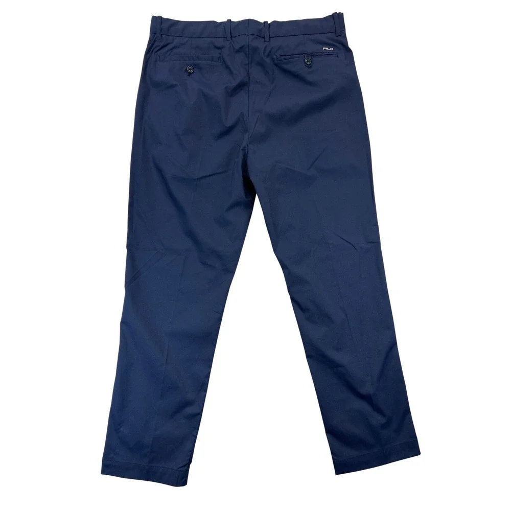 RLX Ralph Lauren Golf‎ Pants Mens 34x30 Blue Tailored Fit Performance Trousers